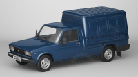 Масштабная модель 1:43 Грузопассажирский фургон ИЖ-27175 на шасси ВАЗ-2105 с журналом №35 (Автолегенды. Новая эпоха)
